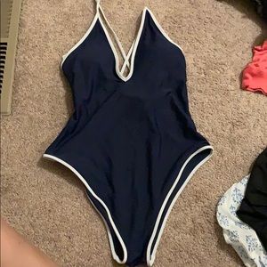 AERIE navy one piece